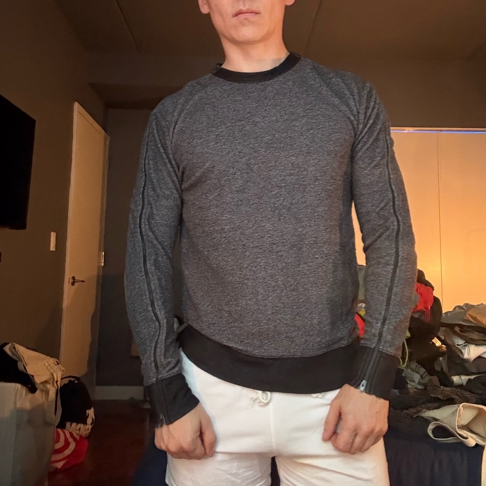 T by Alexander Wang Charcoal Crewneck Sweater